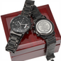 Black chronograph men’s watch in gift box – perfect for graduation or birthday