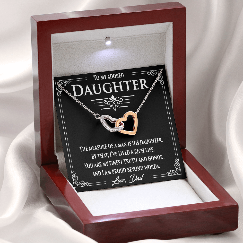 Adored Daughter. Proud Dad. 50% Off Today.
