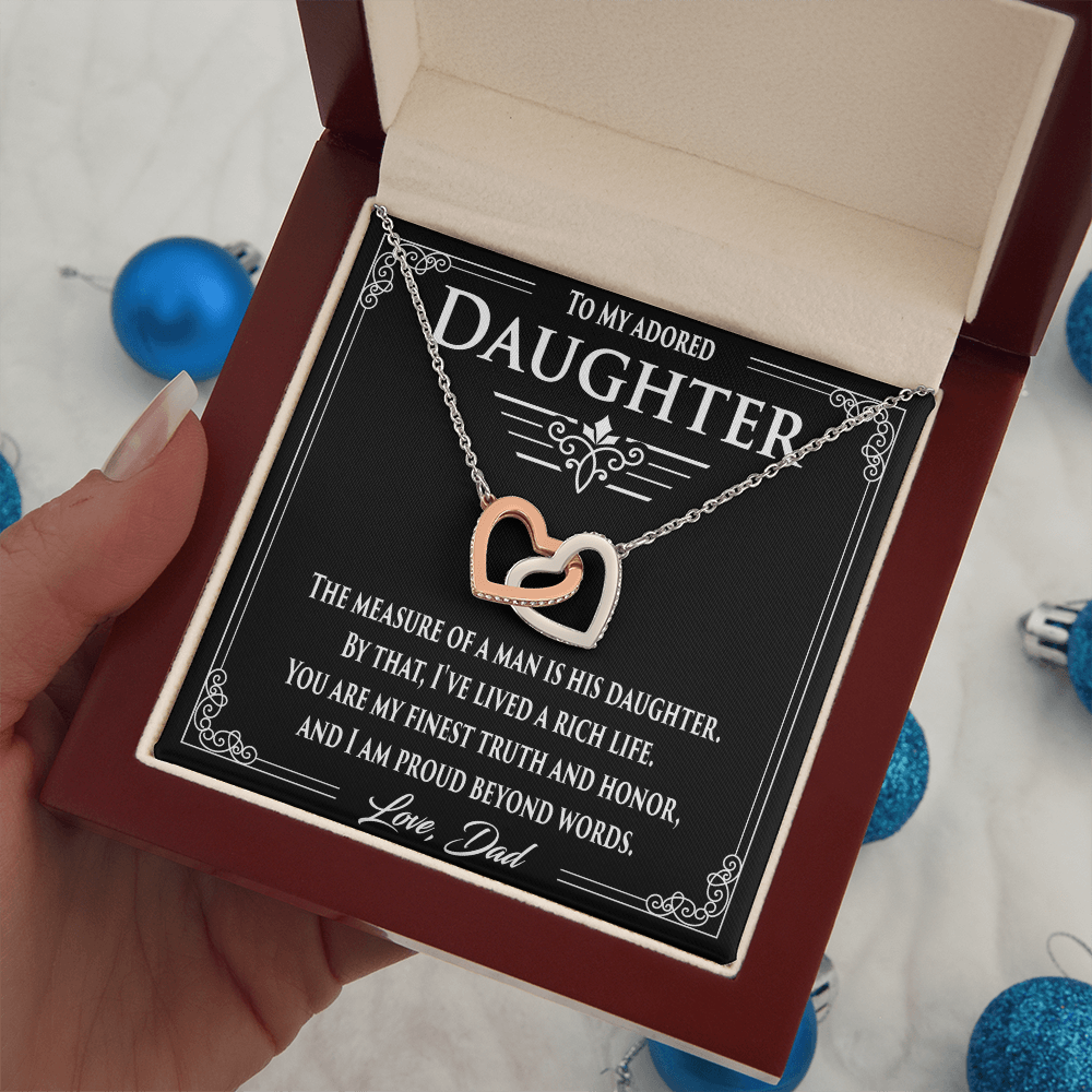 Adored Daughter. Proud Dad. 50% Off Today.