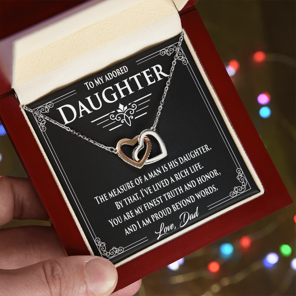 Adored Daughter. Proud Dad. 50% Off Today.