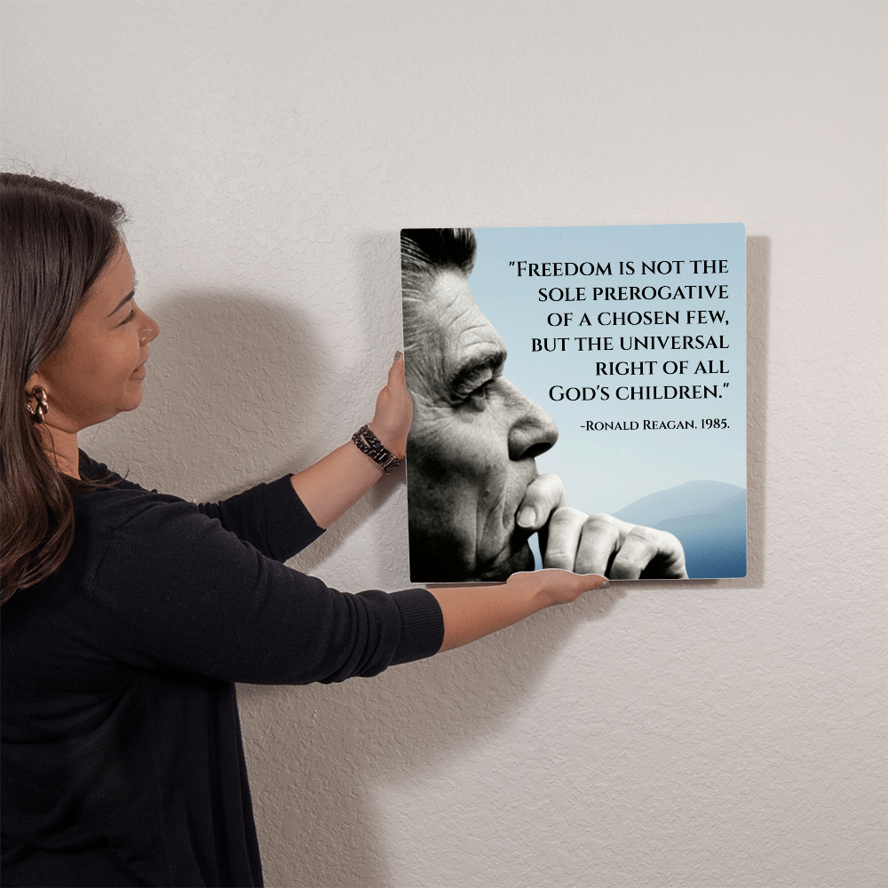 Reagan Metal Art: Freedom and Liberty on Your Wall