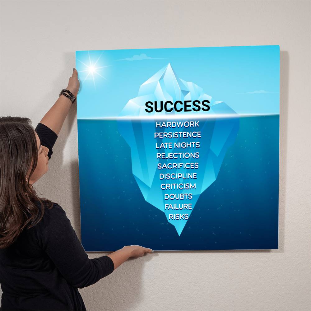 Empowering metal wall decor to inspire success and achievement