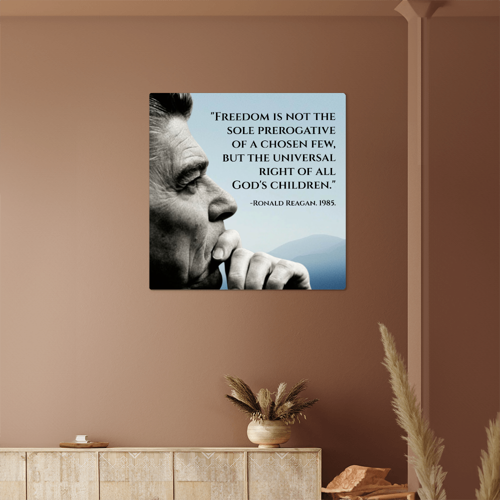 Reagan Metal Art: Freedom and Liberty on Your Wall