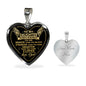 Customizable daughter necklace with option for back engraving