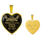 Customizable daughter necklace with option for back engraving