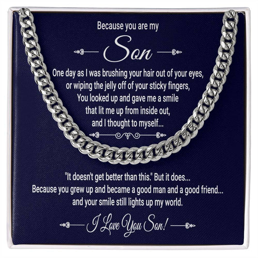 I Love You Son! Cuban Chain Necklace
