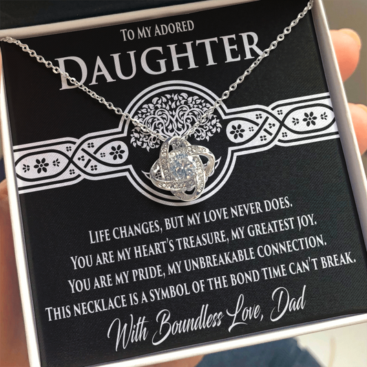 Gift for Daughter from Dad - You Are My Heart's Treasure. My Pride.