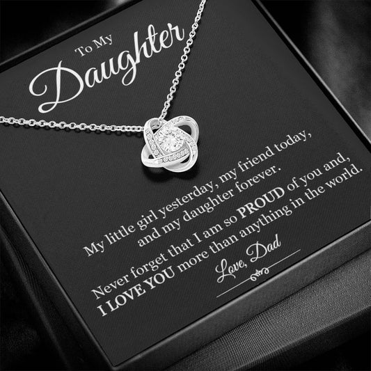 50% Off! Dad to Daughter Proud, Loved More Than Anything - Limited Run