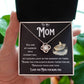 I Love You Mom. Love Knot Necklace