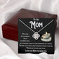 I Love You Mom. Love Knot Necklace