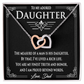 Adored Daughter. Proud Dad. 50% Off Today.