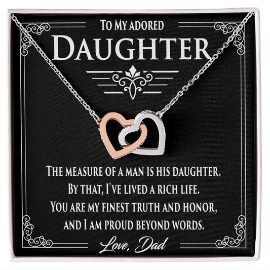 Adored Daughter. Proud Dad. 50% Off Today.