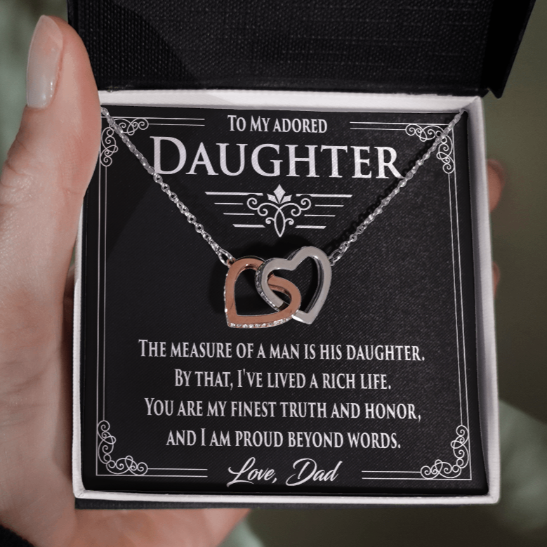 Adored Daughter. Proud Dad. 50% Off Today.