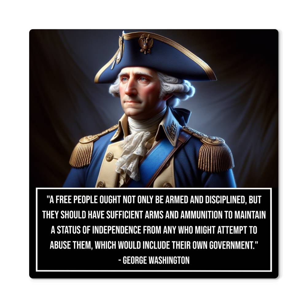 Liberty Embodied George Washington Limited Edition Metal Art