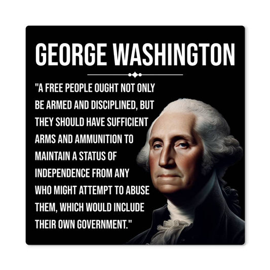 George Washington Metal Wall Art – Front View