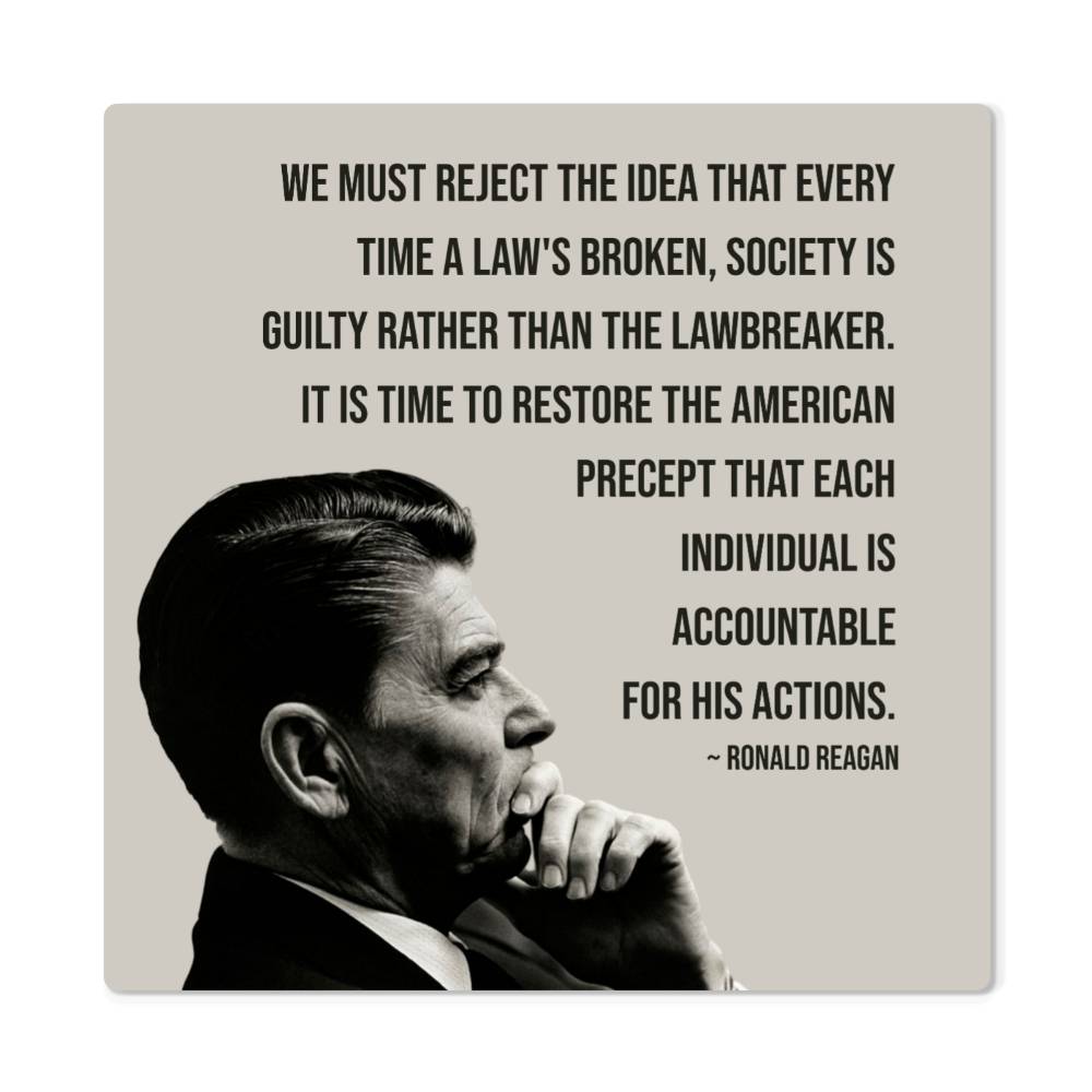 Ronald Reagan art for patriotic home decor