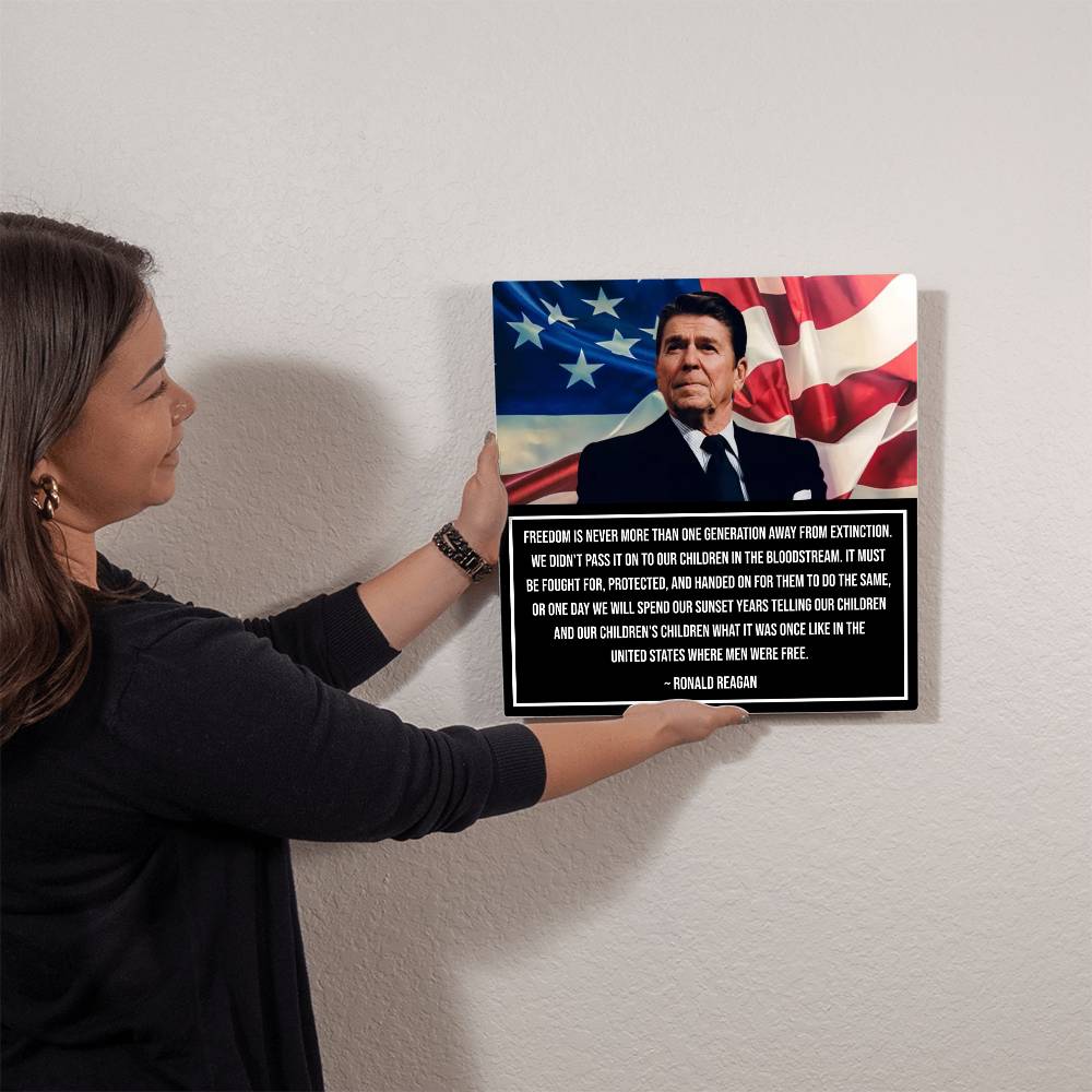 Limited edition Reagan Legacy wall art perfect for patriots