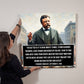 Theodore Roosevelt metal art piece, perfect for history enthusiasts