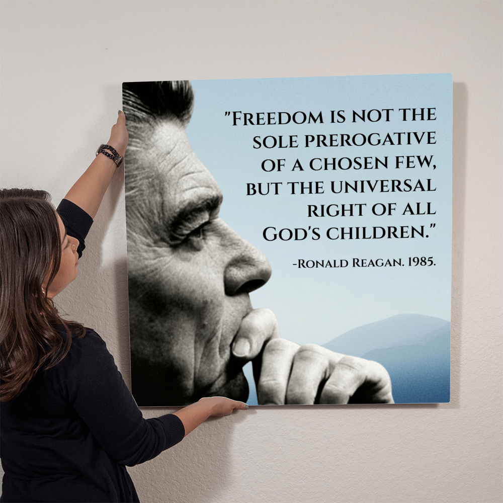 Reagan Metal Art: Freedom and Liberty on Your Wall