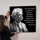 Mark Twain Loyalty to the Nation Quote Metal Art