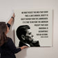 Limited Edition Historical Metal Wall Art: Ronald Reagan Addresses accountability and self-reliance.