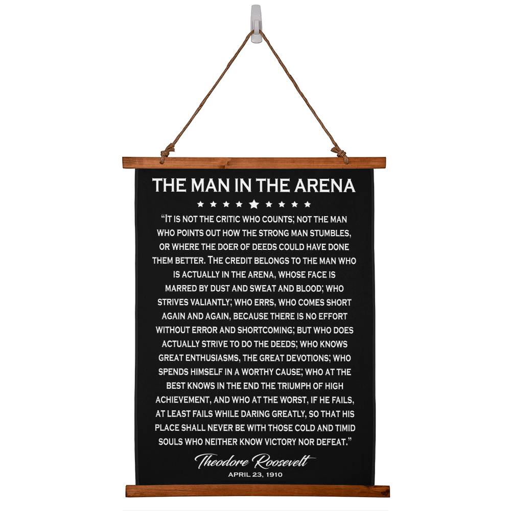 The Man In The Arena - Teddy Roosevelt Speech, April 23, 1910