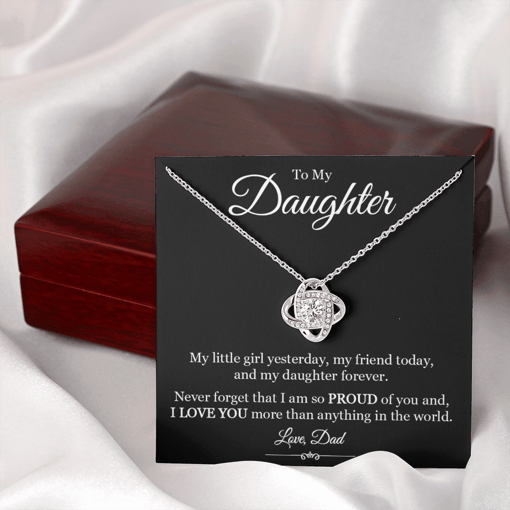 Handcrafted Dad to Daughter Gift - Special 50% Off