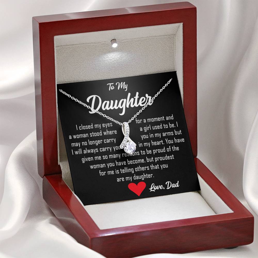 (ALMOST SOLD OUT) To my daughter, I closed my eyes for a moment... Love, Dad - family2love