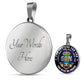 Heartfelt Message from Dad Engraved on Son's Necklace