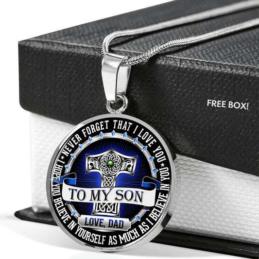 Gift box presentation – Elegant packaging makes this father-to-son keepsake a perfect birthday, graduation, or encouragement gift.