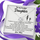 Gift Box Option for Love Knot Daughter Necklace from Mom