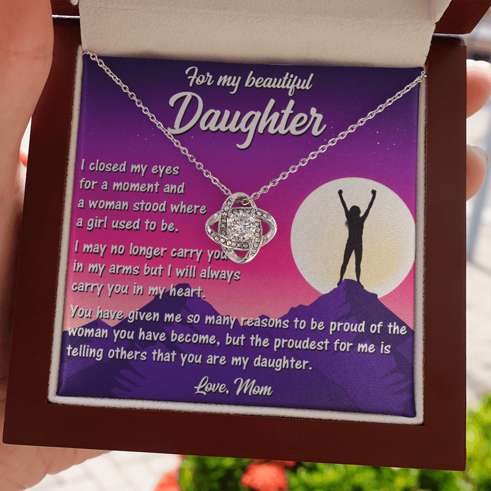 Daughter - Get 50% Off Today - Proud to call you my Daughter... Love, Mom - family2love