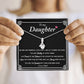 Love from dad to daughter - 'Proud of You' pendant necklace