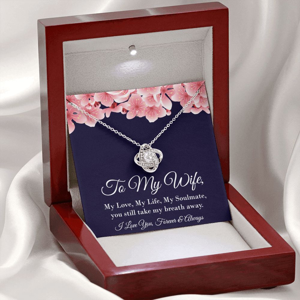 My Wife - you still take my breath away - wife necklace - family2love