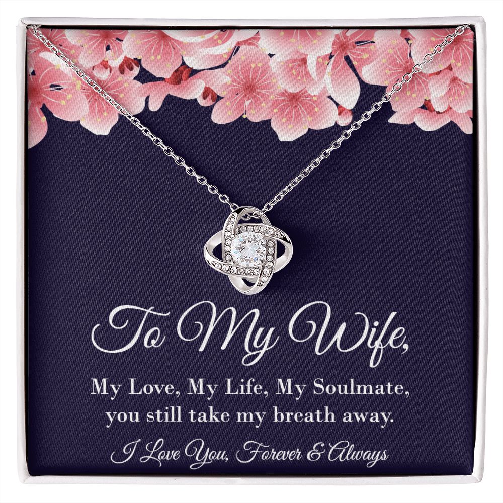 My Wife - you still take my breath away - wife necklace - family2love
