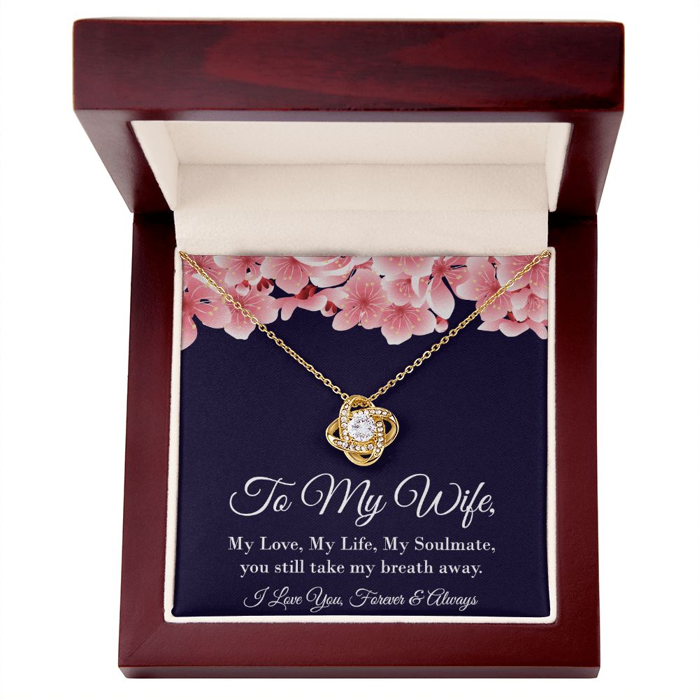 My Wife - you still take my breath away - wife necklace - family2love