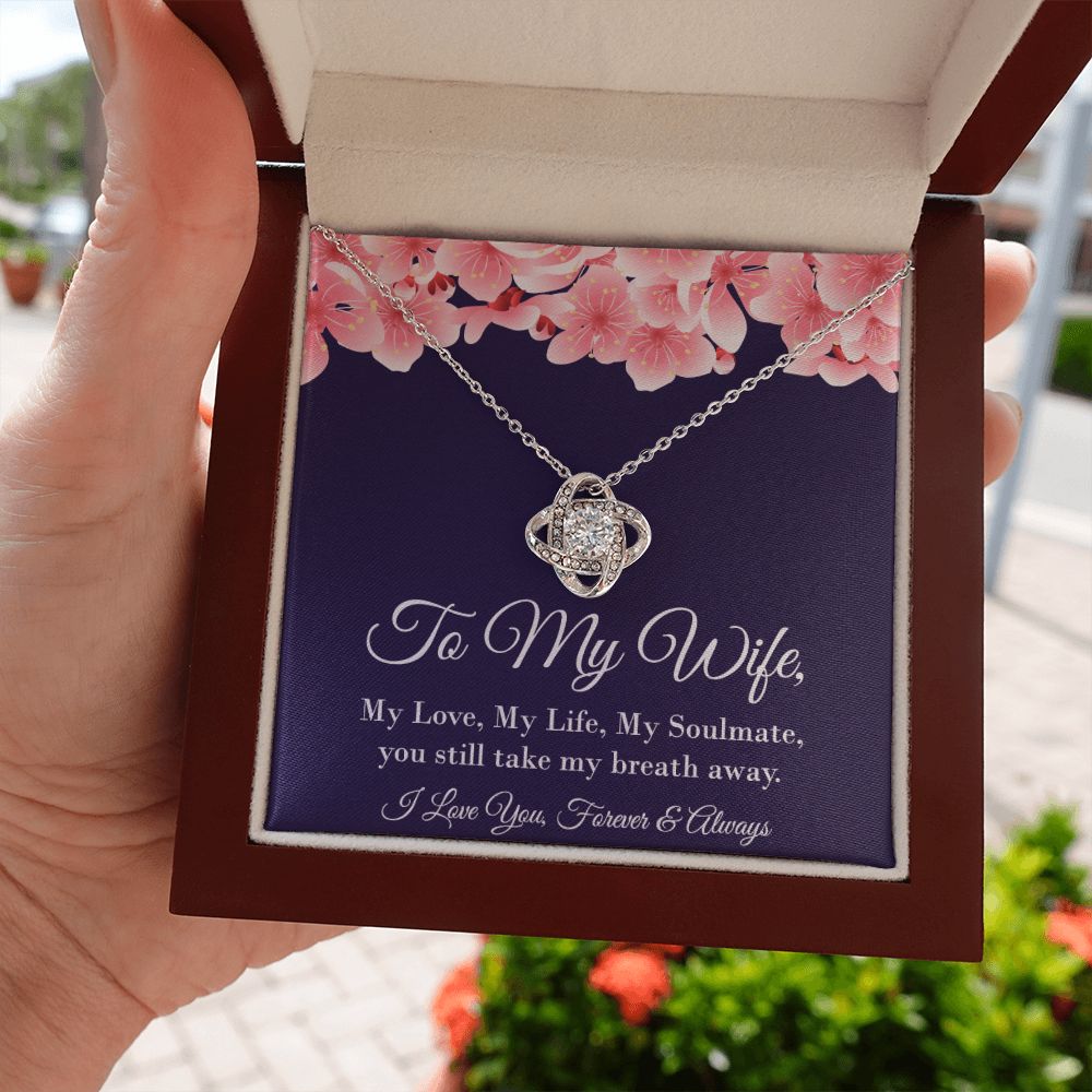 My Wife - you still take my breath away - wife necklace - family2love