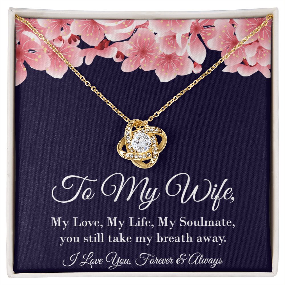 My Wife - you still take my breath away - wife necklace - family2love