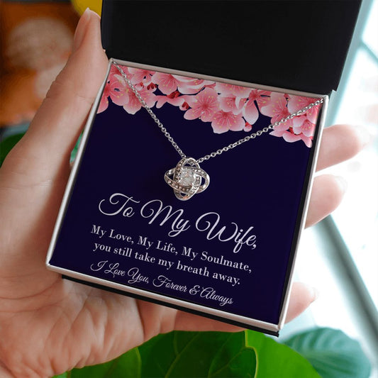 My Wife - you still take my breath away - wife necklace - family2love