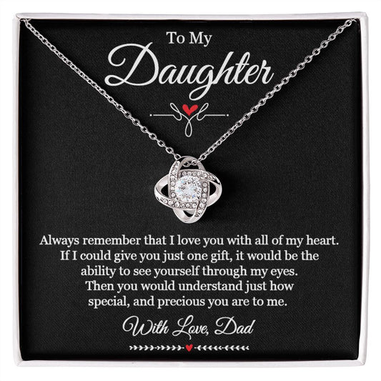 Heartfelt gift for daughter from dad with love.