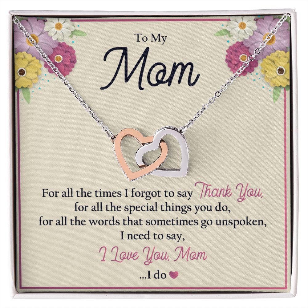 Elegant "To My Mom Necklace" gift for special occasions