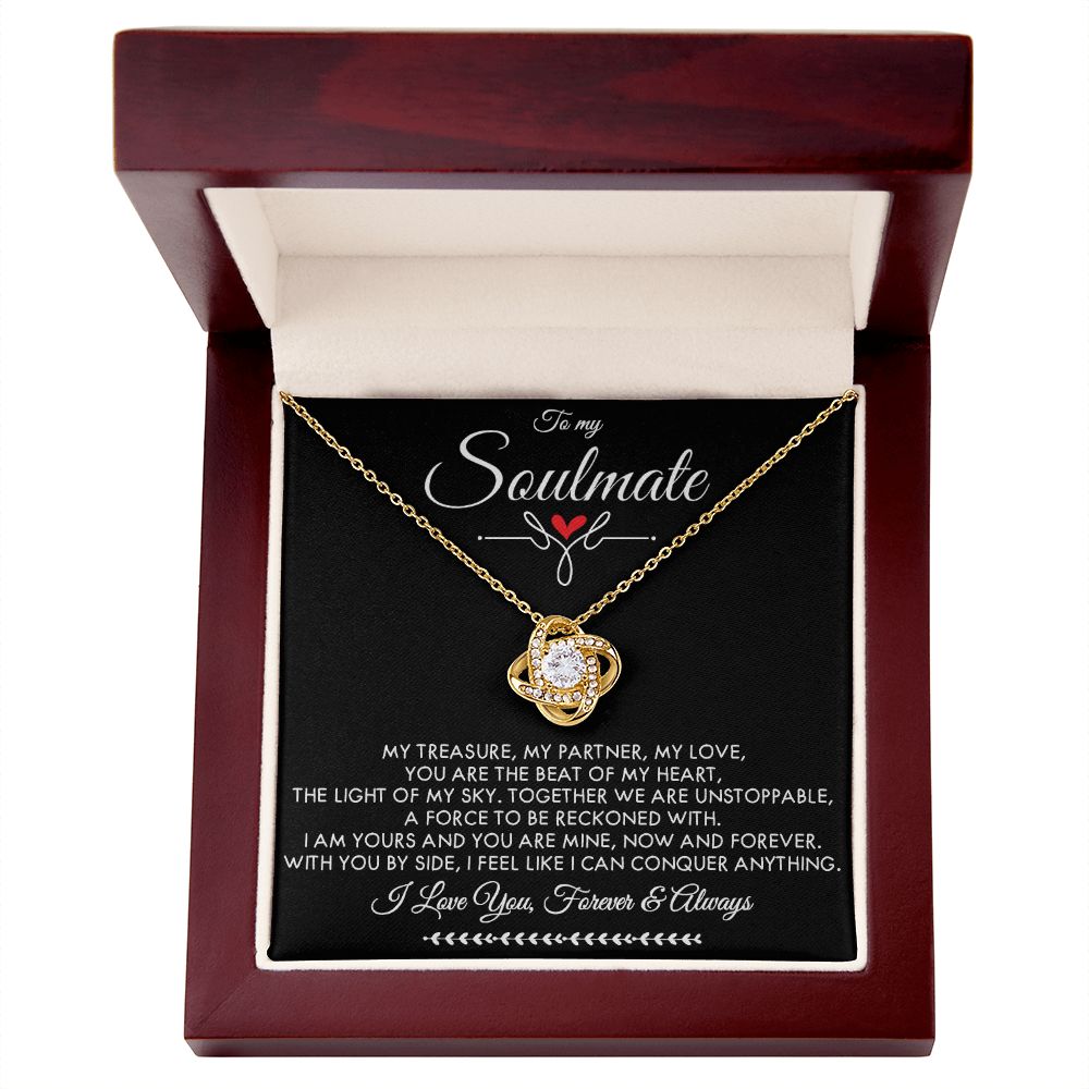 Love gift with emotional message for your soulmate
