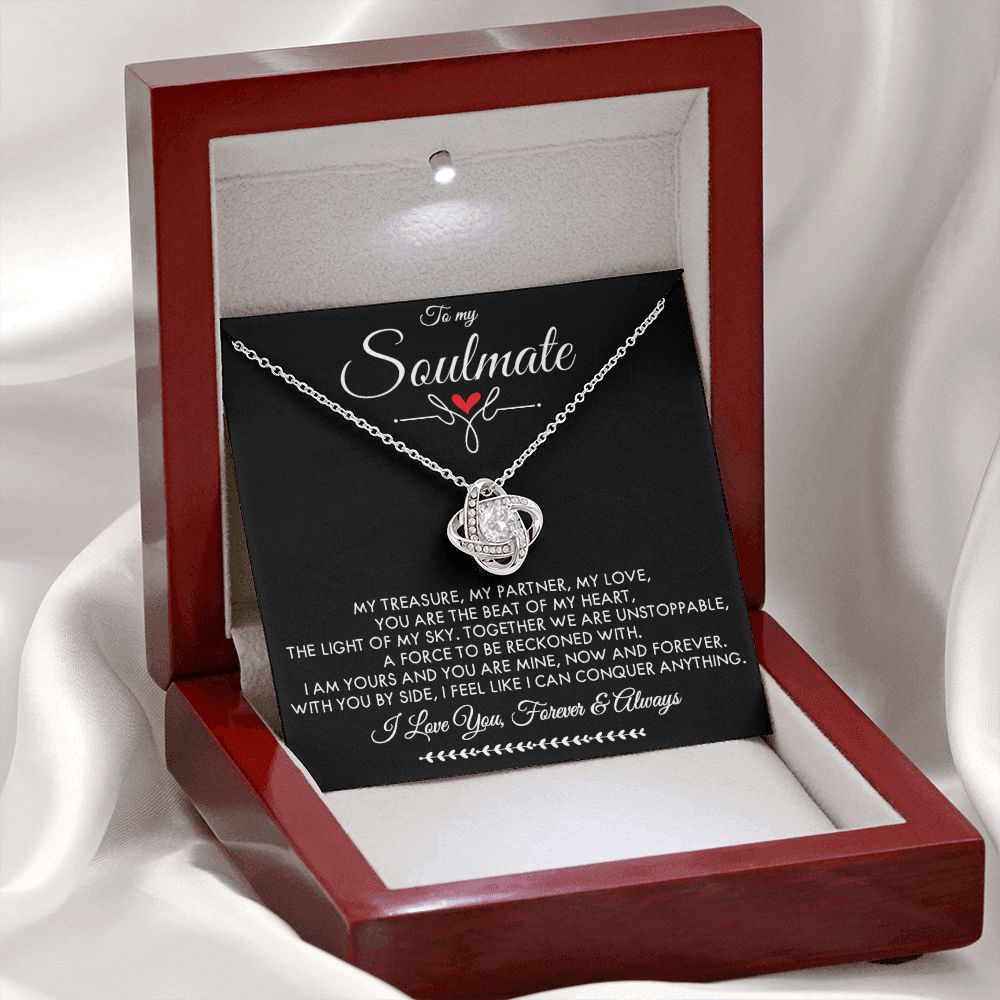 Soulmate gift with loving words and a romantic sentiment