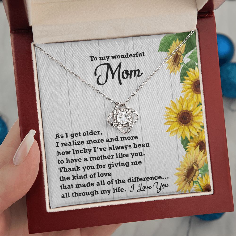 Meaningful Mother’s Day Gift Necklace for Mom - Symbol of Love
