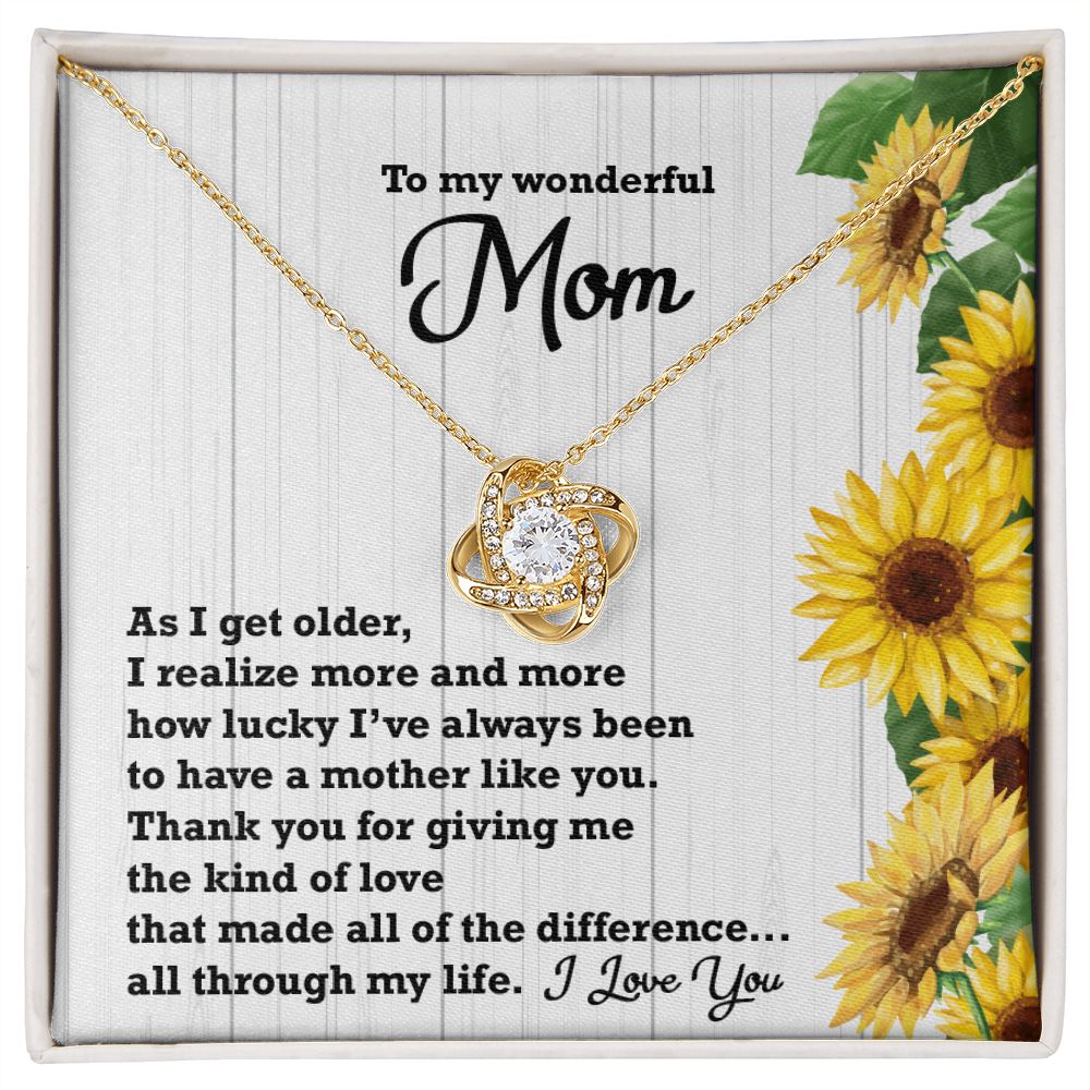 Personalized 'Thank You Mom' Necklace for Mother’s Day

